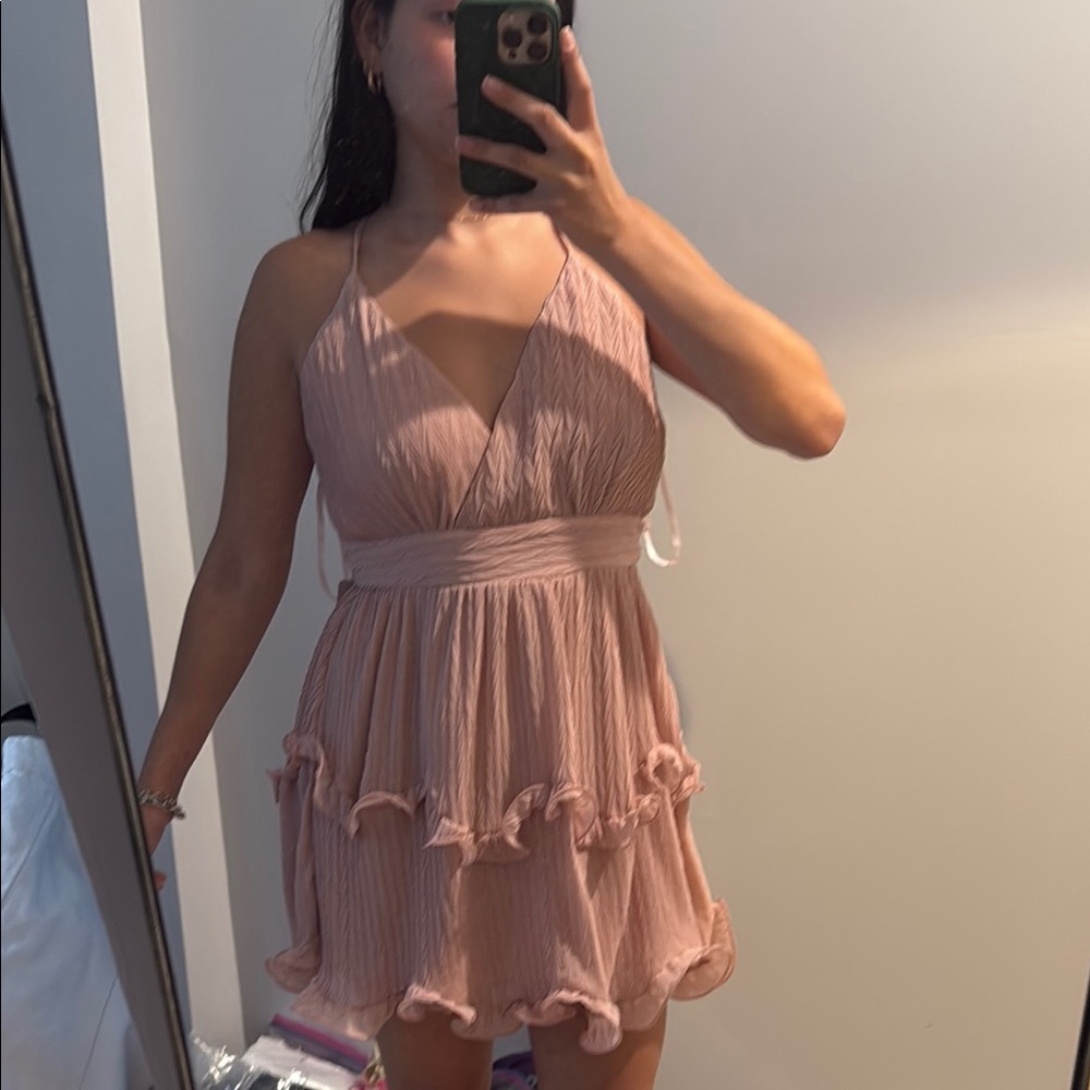 Hello Molly Pink Mini Dress